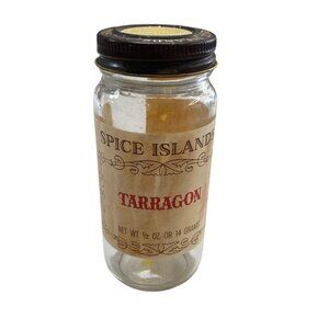 Vintage Spice Islands Tarragon Glass Jar
